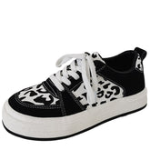 Zapatillas de deporte con estampado de vaca para adolescentes